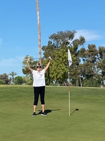 Sharen Emler Hole in 1